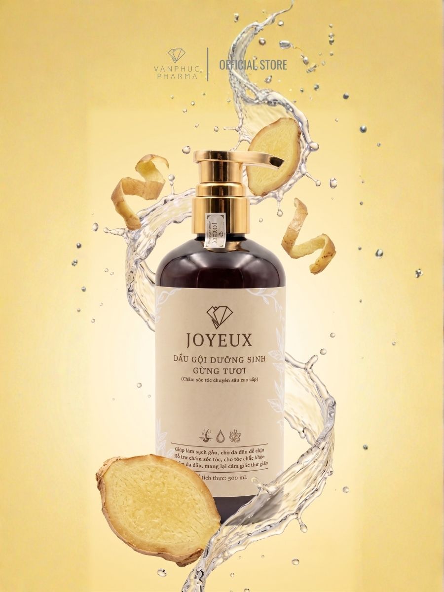Dầu gội dưỡng sinh gừng tươi Joyeux