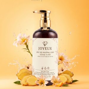 Dầu Xả Dưỡng Sinh Gừng Tươi JOYEUX Dung Tích 500ML, Giảm Gàu, Dưỡng Tóc Bóng Mượt