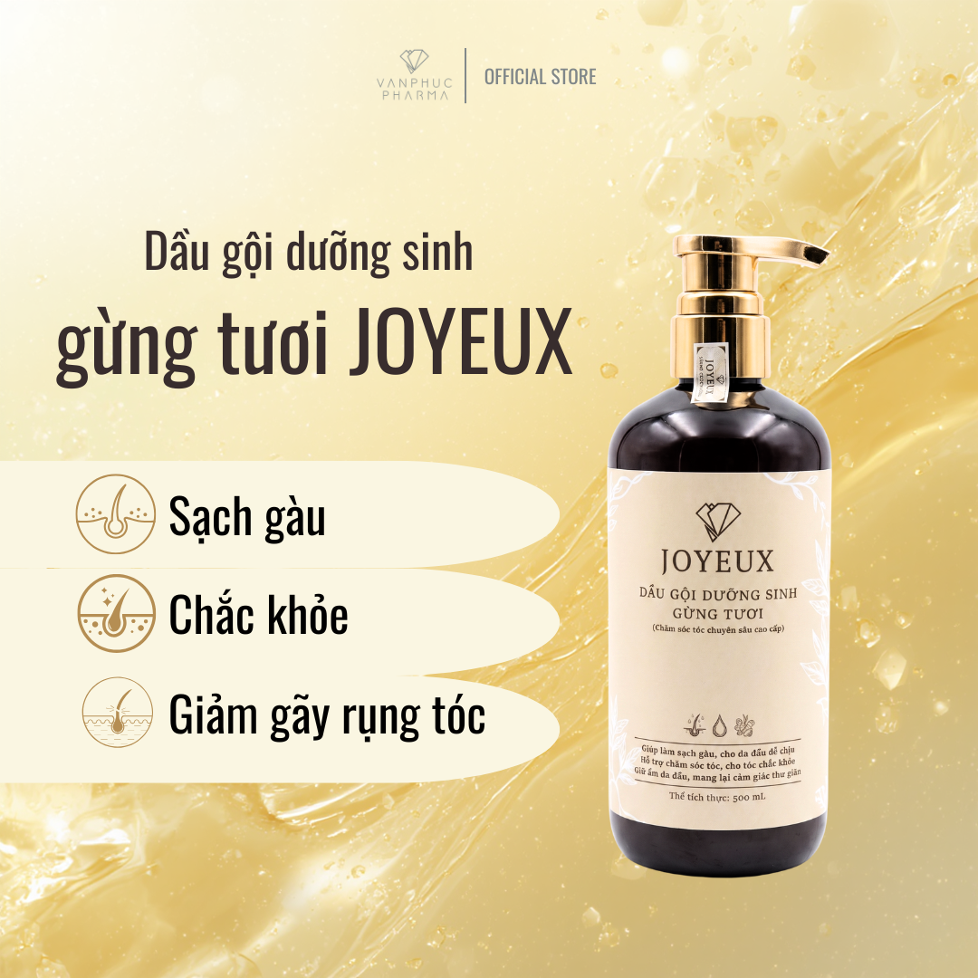 Dầu gội dưỡng sinh gừng tươi Joyeux